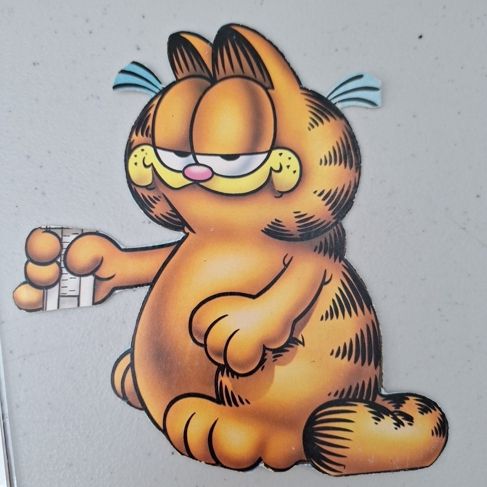 Garfield Die Cutout Paper 6"‎ and Wrist Tattoo Hearts 7" Set